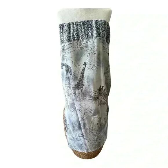 Beautiful African Y2k Tube Dress Sleeveless with slits at the sides. NWT - Picture 6 of 9